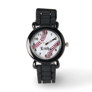 Lindas baseball Time Armbandsur