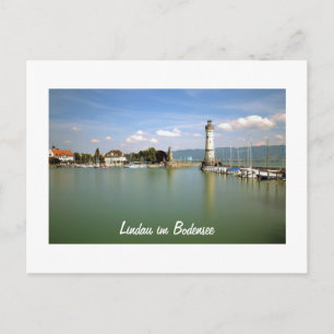 Lindau im Bodensee i Tyskland - vykort