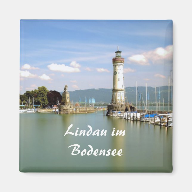 Lindau im Bodensee - Souvenir Magnet (Framsidan)