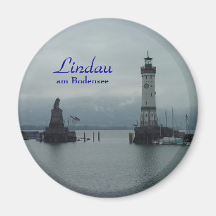 Lindau Lindau, förmiddag Bodensee Magnet