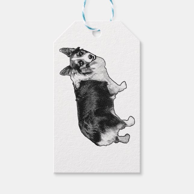 Lindband-Kant Corgi-märke Presentetikett (Framsidan)