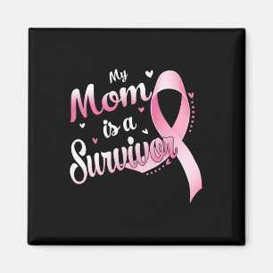 Lindband Min mamma är en överlevare Bröstcancer Me Magnet