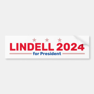 Lindell 2024 stötfångare bildekal