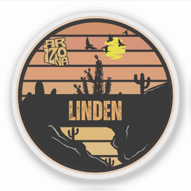 Linden, Arizona Klistermärken (Framsida)