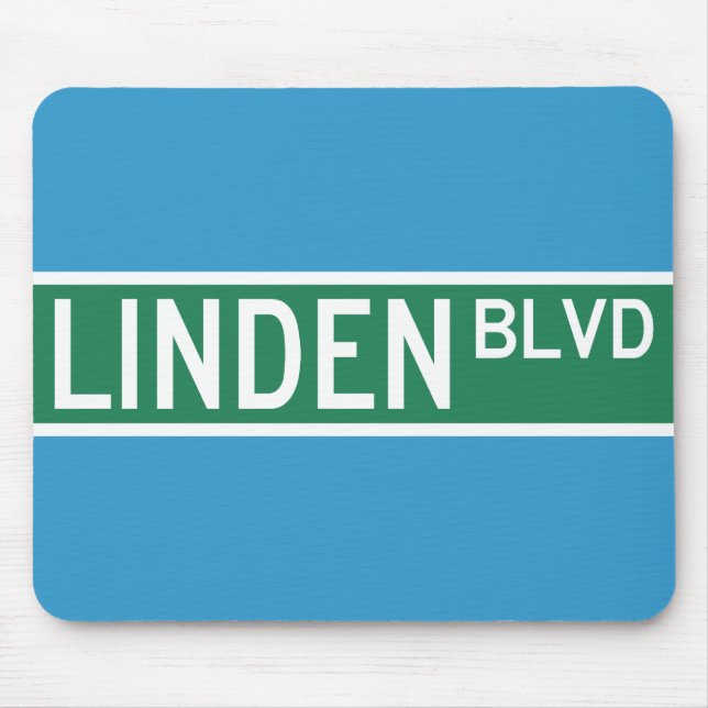 Linden Boulevard-tecken Musmatta (Framsidan)