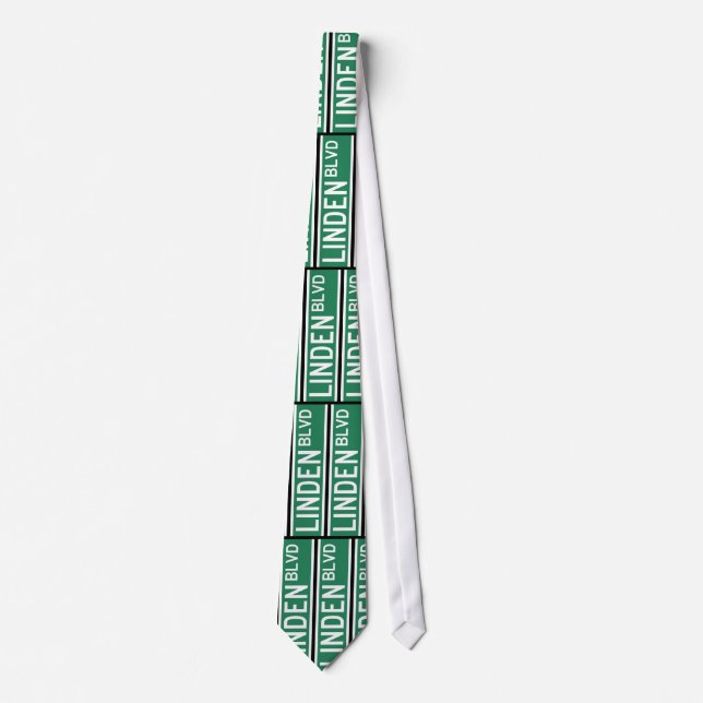 Linden Boulevard-tecken Slips (Framsida)