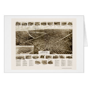 Lindenhurst panorama- karta för NY - 1926 Hälsningskort