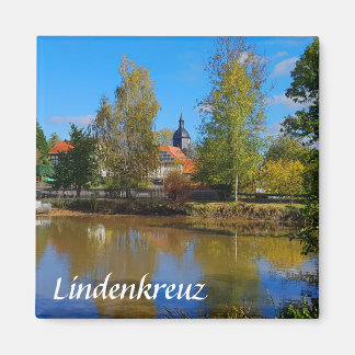 Lindenkreuz i Thüringen Magnet