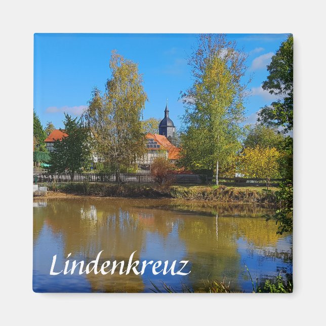 Lindenkreuz i Thüringen Magnet (Framsidan)