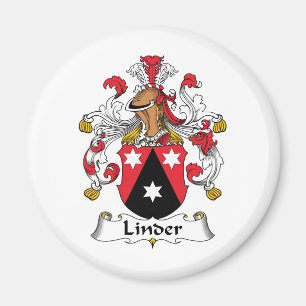 Linder familjvapensköld magnet