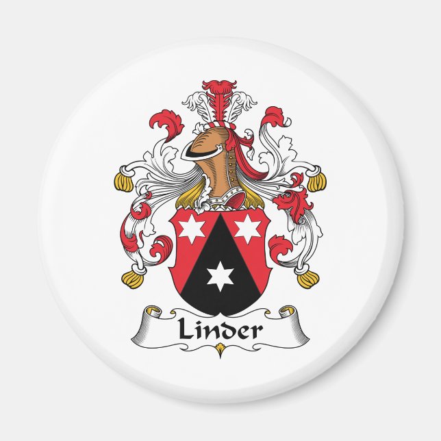 Linder Family Crest Magnet (Framsidan)