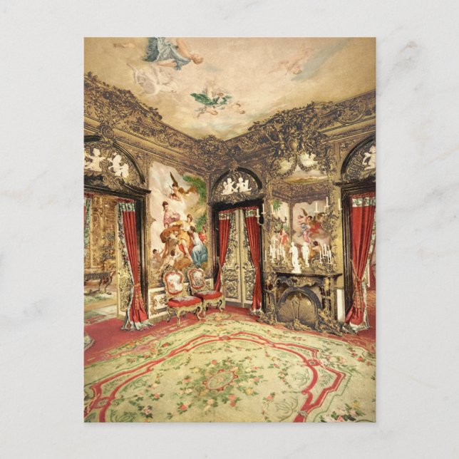 Linderhof Palace Upper Bavaria Tyskland Vykort (Framsida)