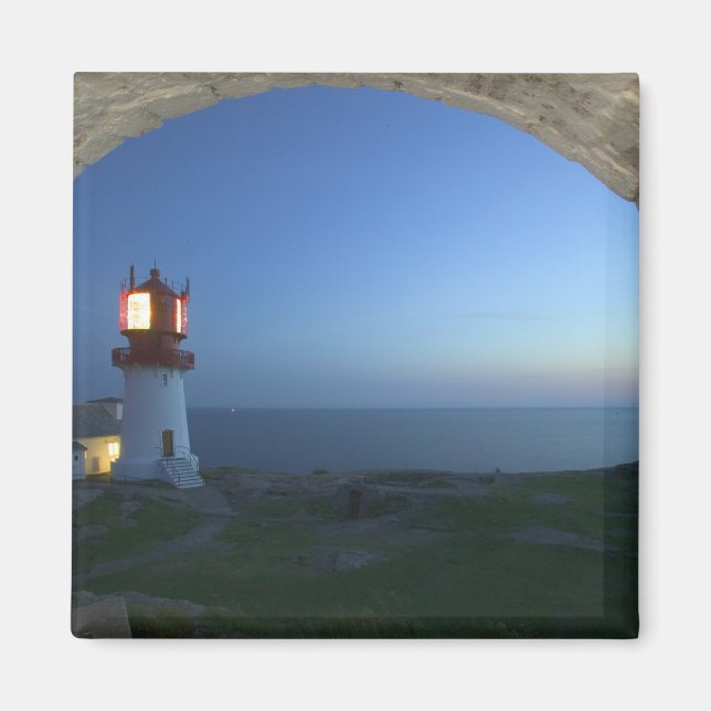 Lindesnes fyr, Norges sydligaste punkt Magnet (Framsidan)