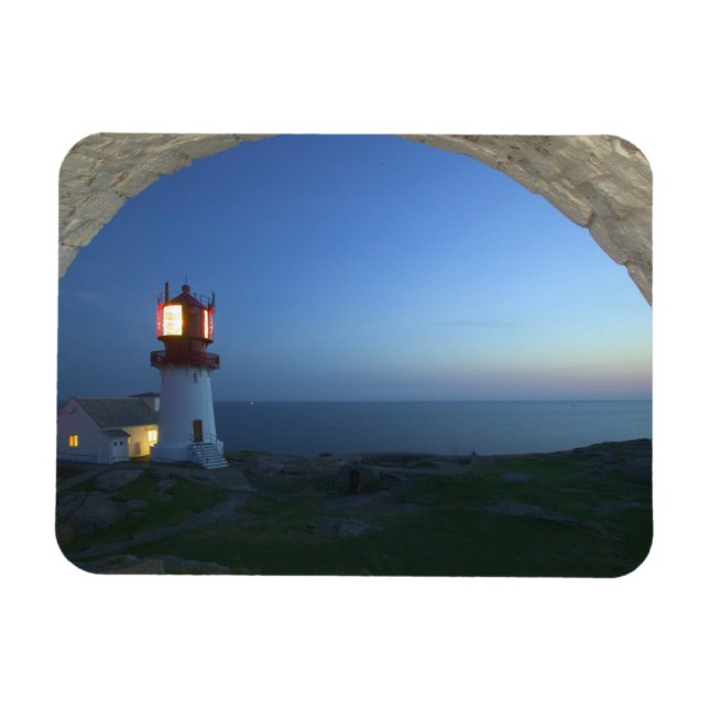 Lindesnes fyr, Norges sydligaste punkt Magnet (Horisontell)
