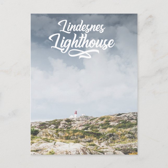 Lindesnes Lighthouse Vykort (Framsida)