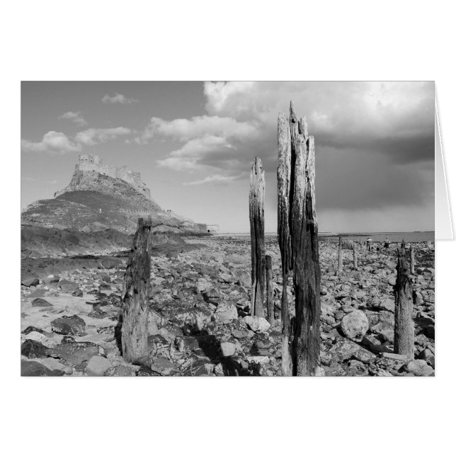 Lindisfarne Castle Hälsningskort (Framsidan Horizontal)