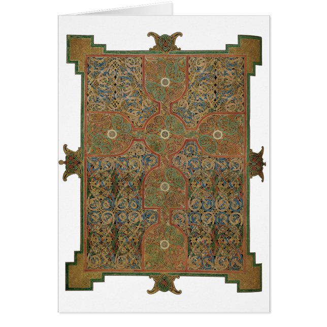 Lindisfarne Celtickor Hälsningskort (Framsidan)