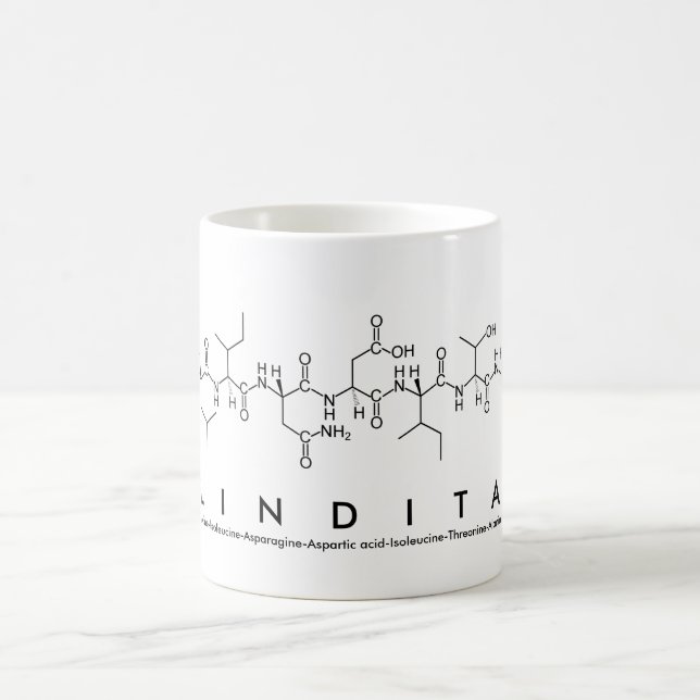 Lindita peptide namn mugg (Center)