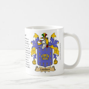 Lindner familjvapensköld kaffemugg