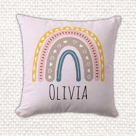 Lindo Arcoiris Boho Acuarela Multicolor  Kudde