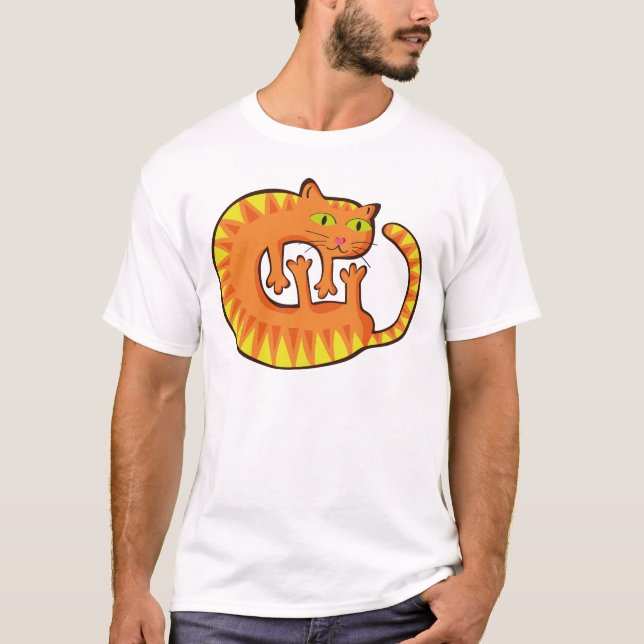 Lindo Gato, gato, gatito T Shirt (Framsida)