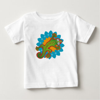 Lindo lagarto verde t shirt
