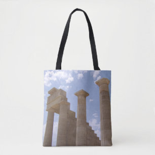 Lindos Acropolis Rhodes Grekland Tygkasse