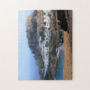 Lindos fästning, Rhodes Grekland 8x10 pussel