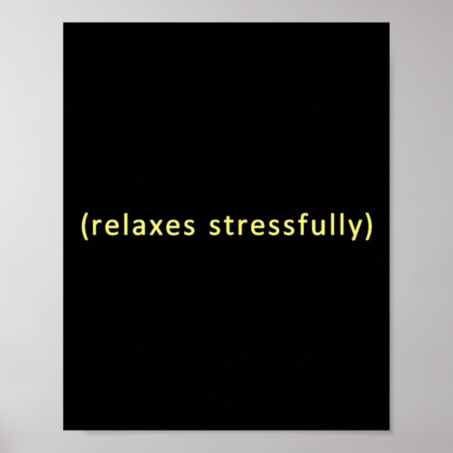 Lindrar stressigt  poster (Framsidan)