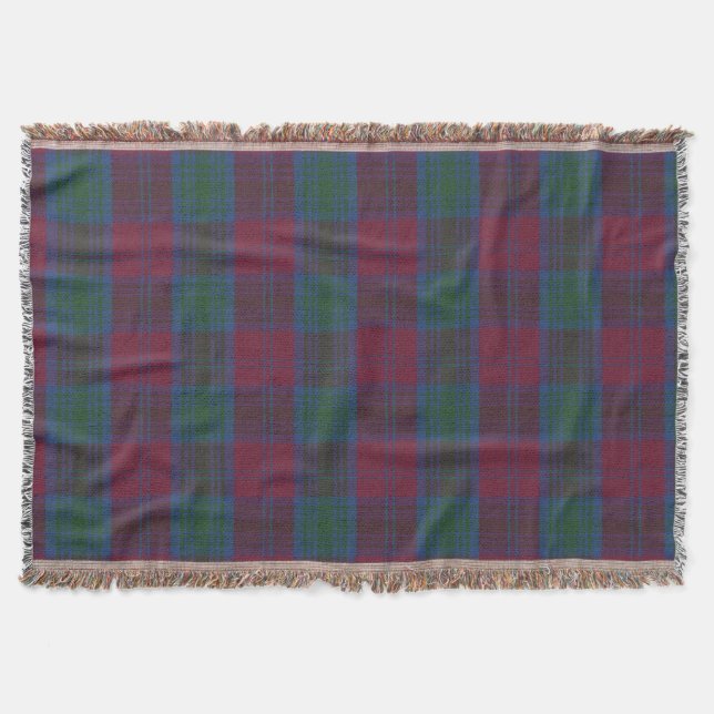 Lindsay A Original Scottish Tartan Filt (Framsidan)