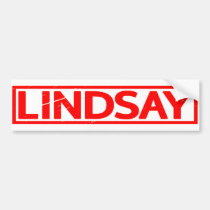 Lindsay Frimärke Bildekal