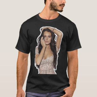 Lindsay Lohan - Celebrity (Oil Paint Art) Classic T Shirt