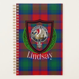 Lindsay Scottish Clan Tartan & Crest