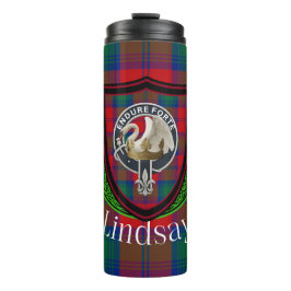 Lindsay Scottish Clan Tartan & Crest