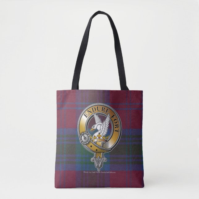 Lindsay Tartan & Badge Tygkasse (Framsida)