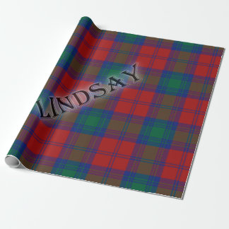 Lindsay Tartan med efternamn Presentpapper
