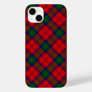 Lindsay tartan Red grönt plaid