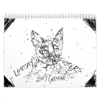 Lindsays 2017 vårdar kattungekalendern kalender