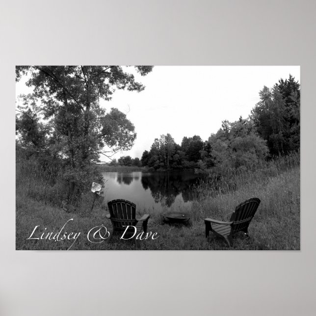 Lindsey & Dave Förlovning Photo Poster (Framsidan)