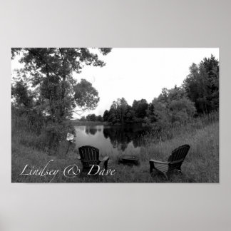 Lindsey & Dave Förlovning Photo Poster
