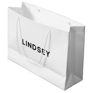 Lindsey Elegant Gift Bag i svartvitt