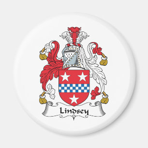 Lindsey familjvapensköld magnet