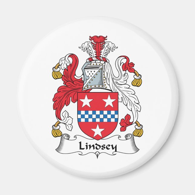 Lindsey Family Crest Magnet (Framsidan)
