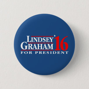Lindsey Graham för president Knapp