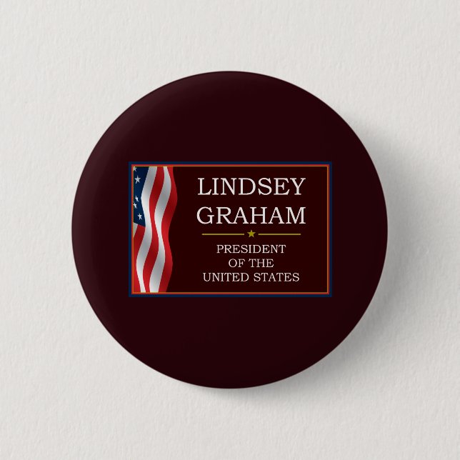 Lindsey Graham för president V3 Knapp (Framsida)