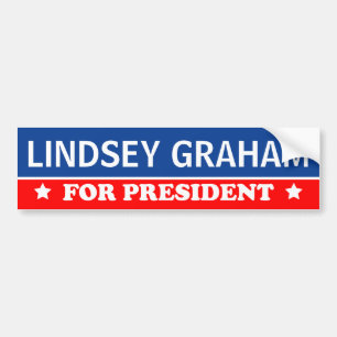 Lindsey Graham för presidenten 2016 Bildekal
