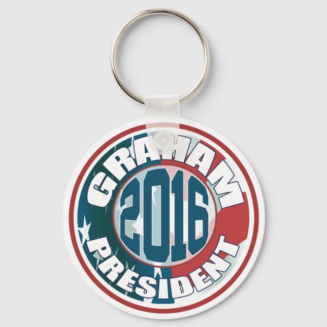 Lindsey Graham President 2016 Nyckelring (Framsida)