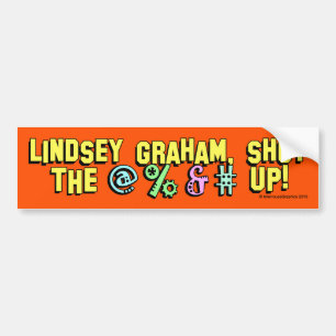 Lindsey Graham, stäng @%&#! Bildekal