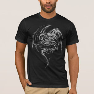 Lindworm Drake Är Fantastidjur Mythiska Väsen T-Sh T Shirt