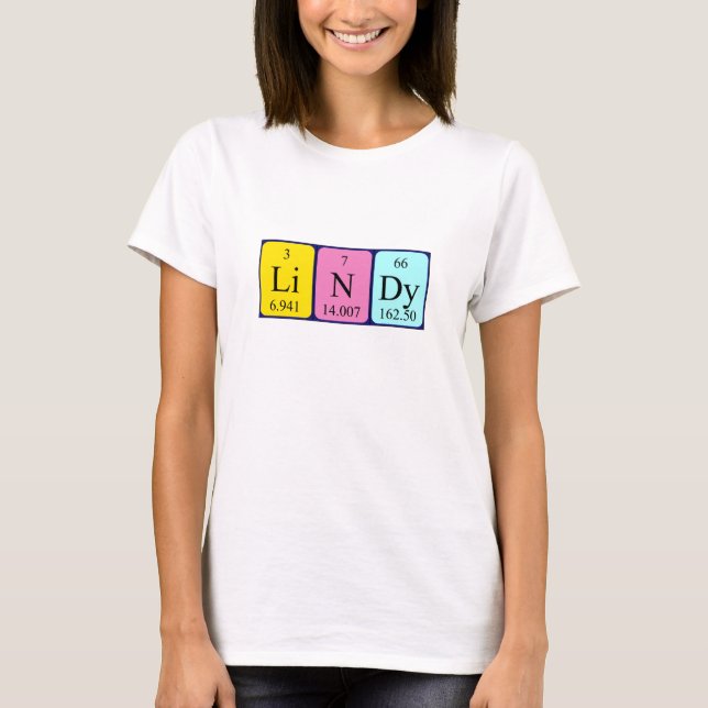 Lindy Peridy bord namn-skjorta T-shirt (Framsida)